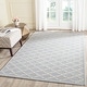 preview thumbnail 1 of 167, SAFAVIEH Handmade Cambridge Prudie Modern Moroccan Wool Rug 3' x 5' - Light Blue/Ivory