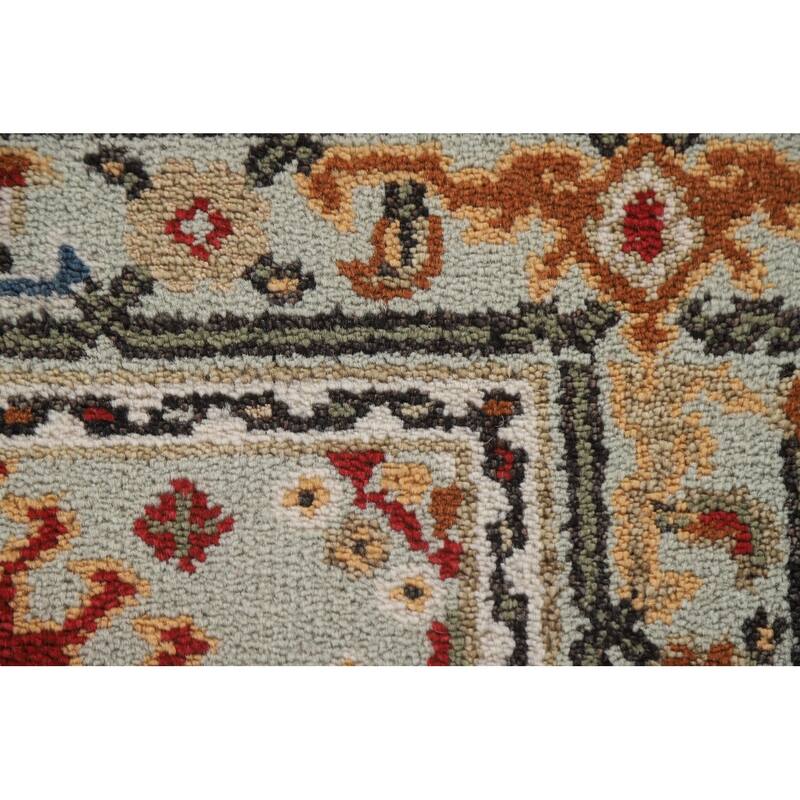 Geometric Kazak Area Rug Handmade Wool Carpet - 3'0"x 5'0"