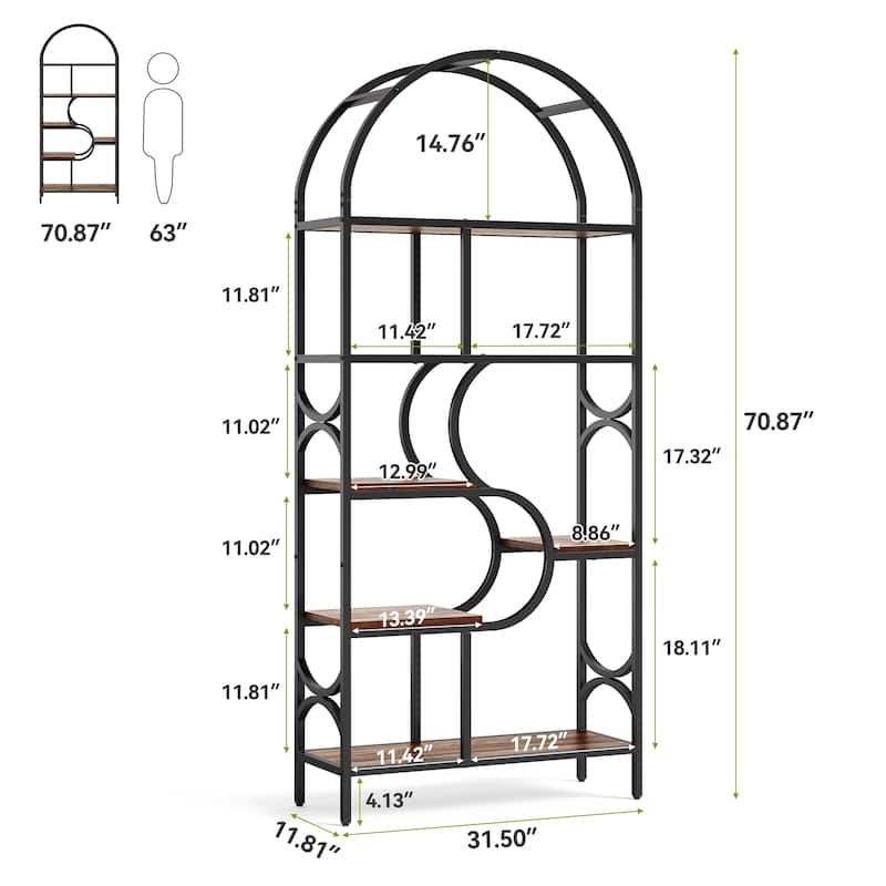 71-inch Tall Bookshelf