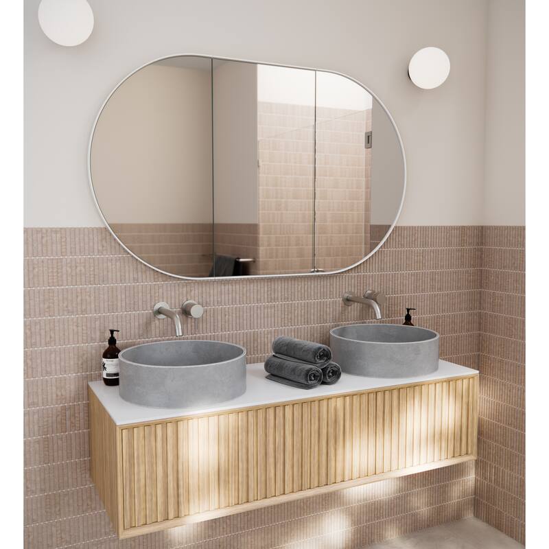 Stainless Steel Pill Medicine Cabinet - White