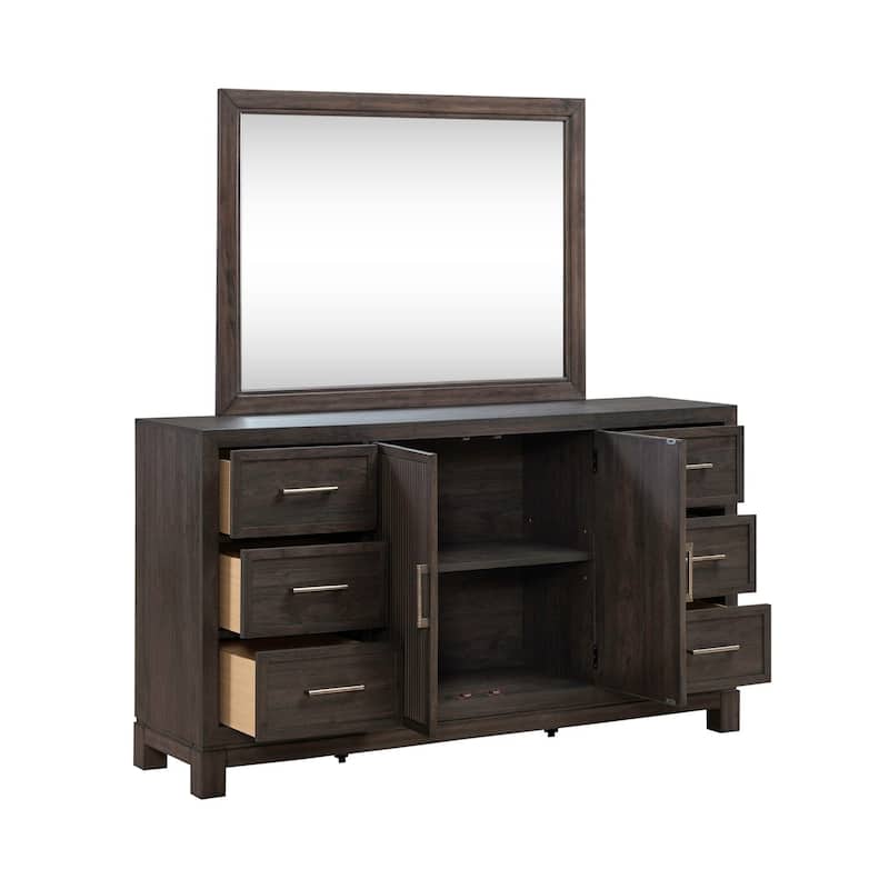 Liberty Furniture Modern Edge Dresser, Optional Mirror