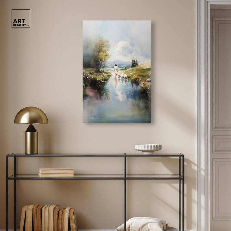 Caretaker's Calm Crossing II Canvas by Art Remedy, Gallery Wrapped