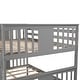 preview thumbnail 11 of 35, Elegant Full over Full Bunk Bed Wooden Kids Bed with Twin Size Trundle,Ladder,Guardrails for Bedroom