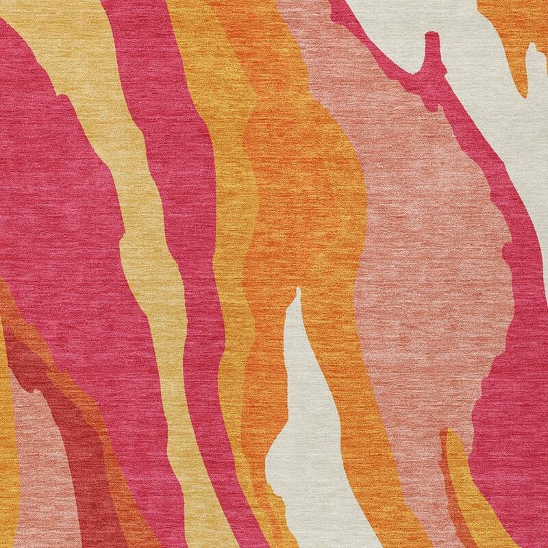 HomeRoots Abstract Transitional Rectangle Outdoor Rug