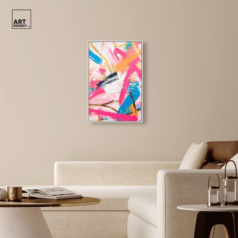 Exuberant Hues IV Canvas by Art Remedy
