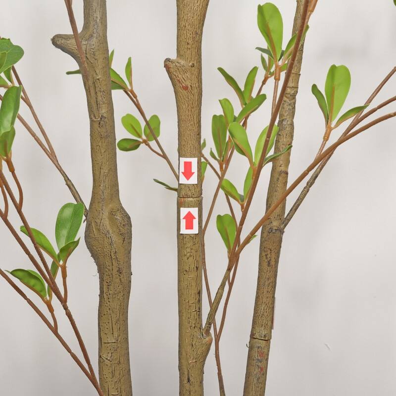 5FT Realistic Artificial Olive Tree in Black Pot - Lifelike Indoor Faux Plant for Home & Office Decor