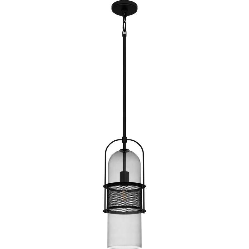 Soffer 1-Light Matte Black Mini Pendant Light
