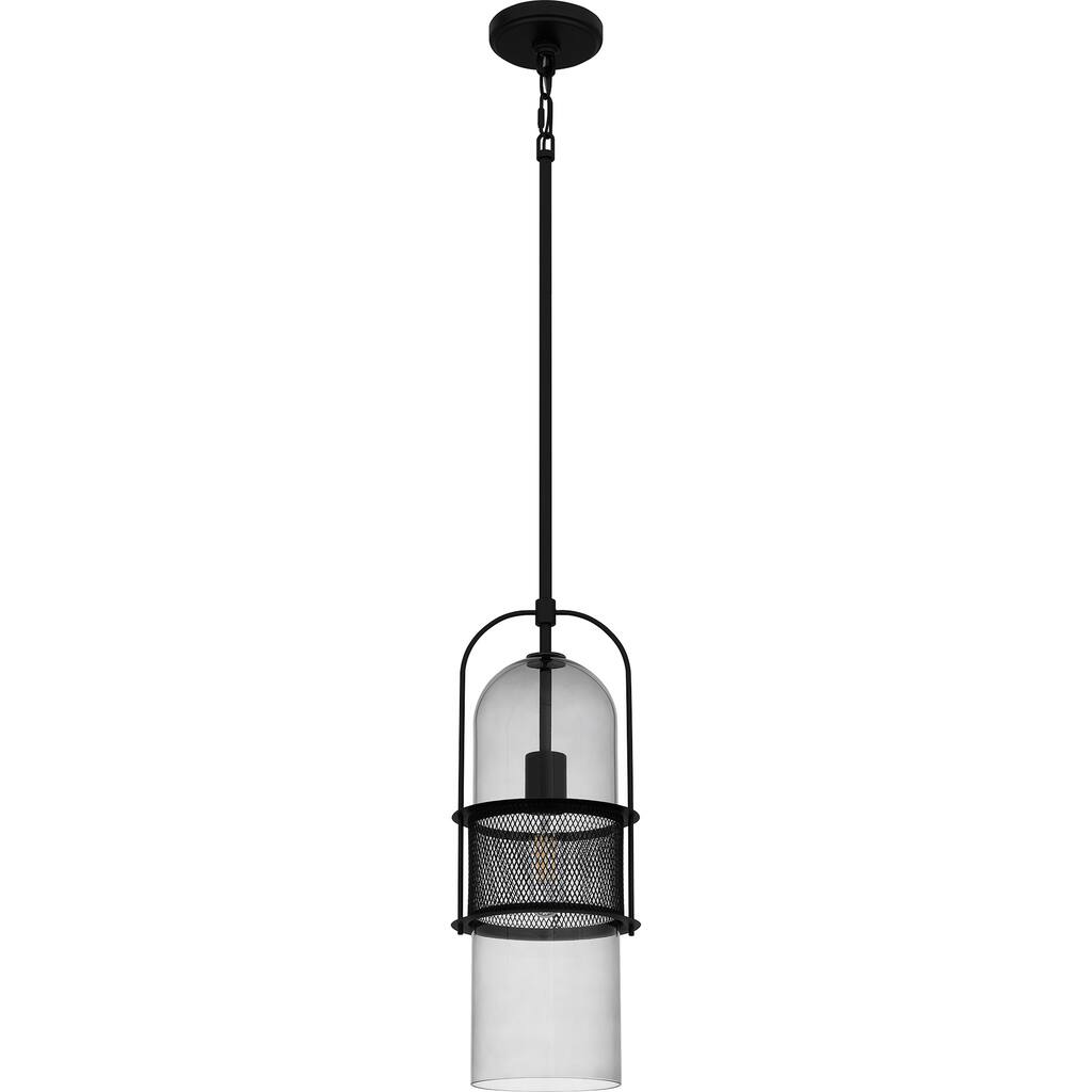 Soffer 1-Light Matte Black Mini Pendant Light