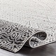 preview thumbnail 9 of 21, Nuloom Light Grey Aztec Print Area Rug