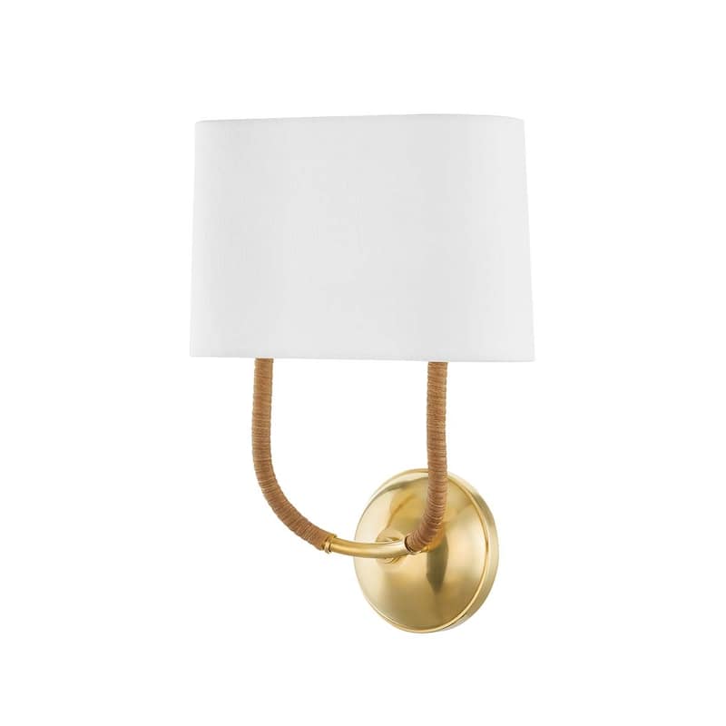 Hudson Valley Lighting 3502 Webson 2 Light 14" Tall Wall Sconce - Aged Brass