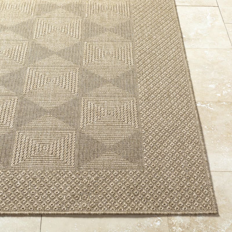 Livabliss Sandra Farmhouse Outdoor Area Rug