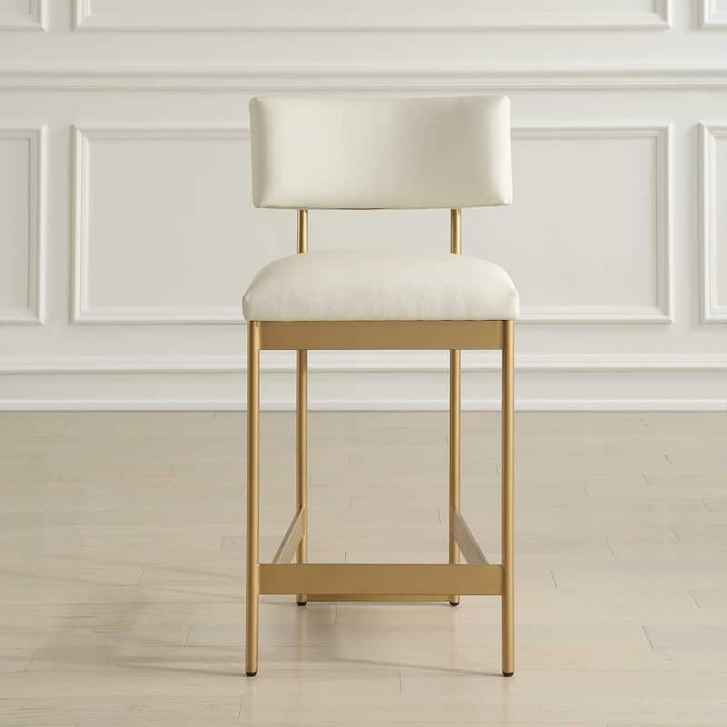 Uttermost Apsley Gold Counter Stool - 18.00" W x 36.75" H x 22.50" D
