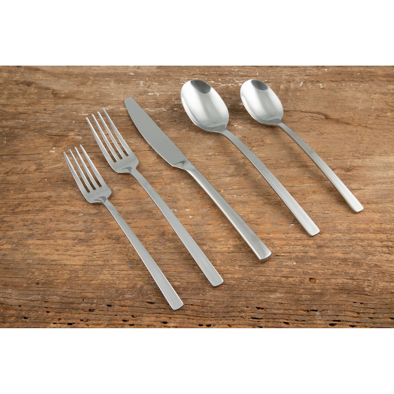 Cambridge Silversmiths Beacon Mirror 45 Piece Flatware Set, Service for Eight - 45 Piece