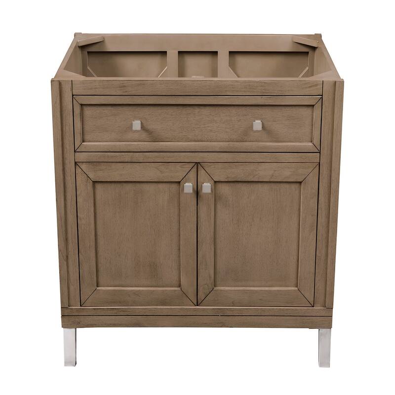 James Martin Vanities Chicago 30" Single Vanity, Whitewashed Walnut
