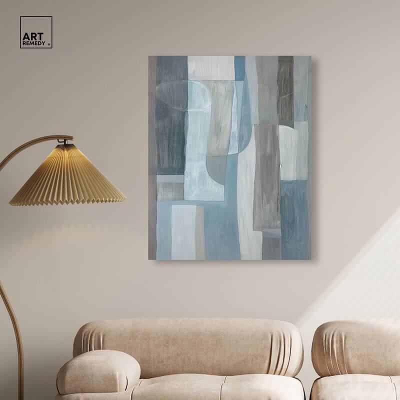 Tessellated Tones III Canvas by Art Remedy, Gallery Wrapped