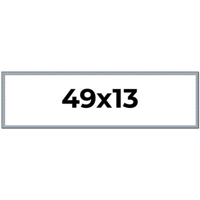 49x13 Frame Rustic Sky Blue Solid Wood Picture Frame | 0.75 Inch