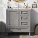 preview thumbnail 35 of 47, 30" Bathroom Vanity, Bathroom Cabinet with Sink Combo Set, Bathroom Storage Cabinet with a Soft Closing Door and 3 Drawers