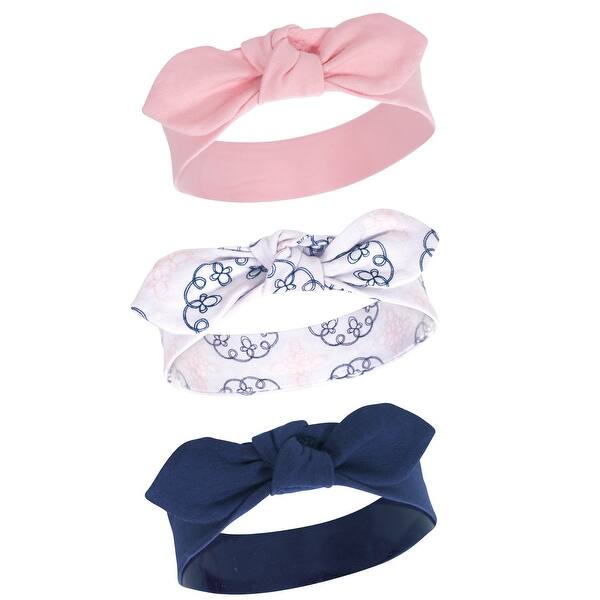 slide 1 of 1, Yoga Sprout Baby Girl Cotton Headbands 3pk, Whimsical, 0-24 Months - Whimsical Whimsical - 0-24 Months