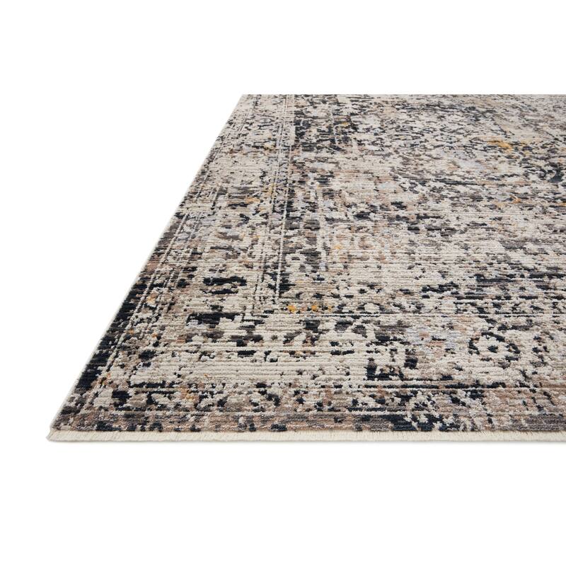 Alexander Home Reese Vintage Medallion Distressed Area Rug