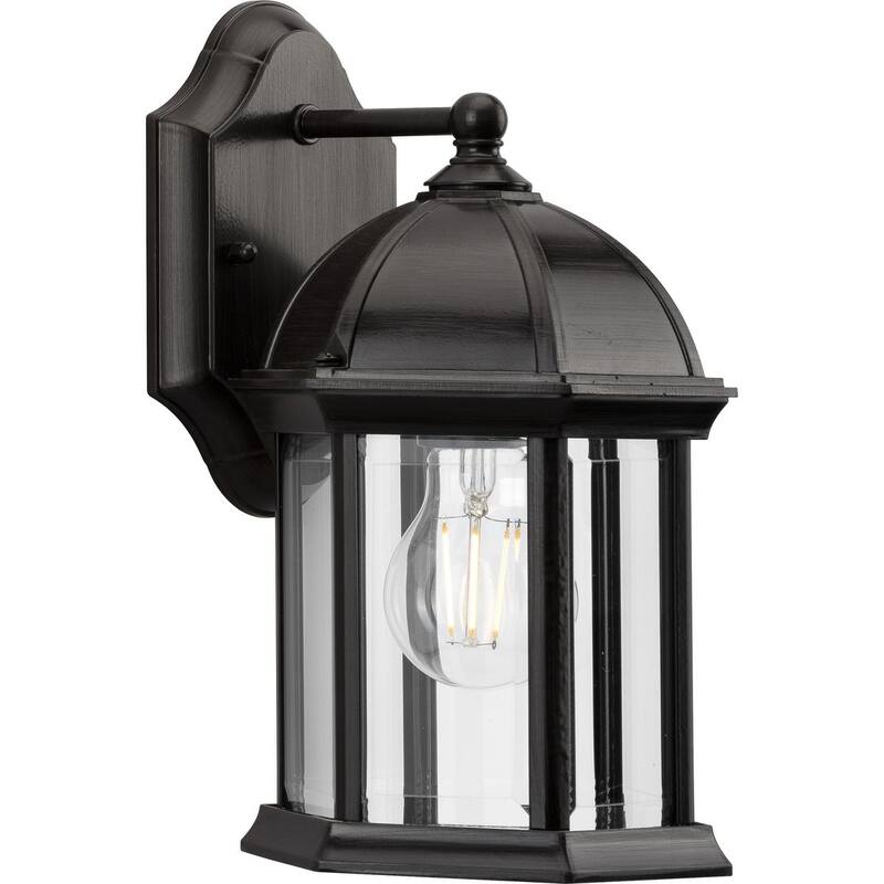 Dillard Collection One-Light Antique Bronze Outdoor Wall Lantern - 6.5 in x 6.37 in x 11.37 in - 6.5 in x 6.37 in x 11.37 in