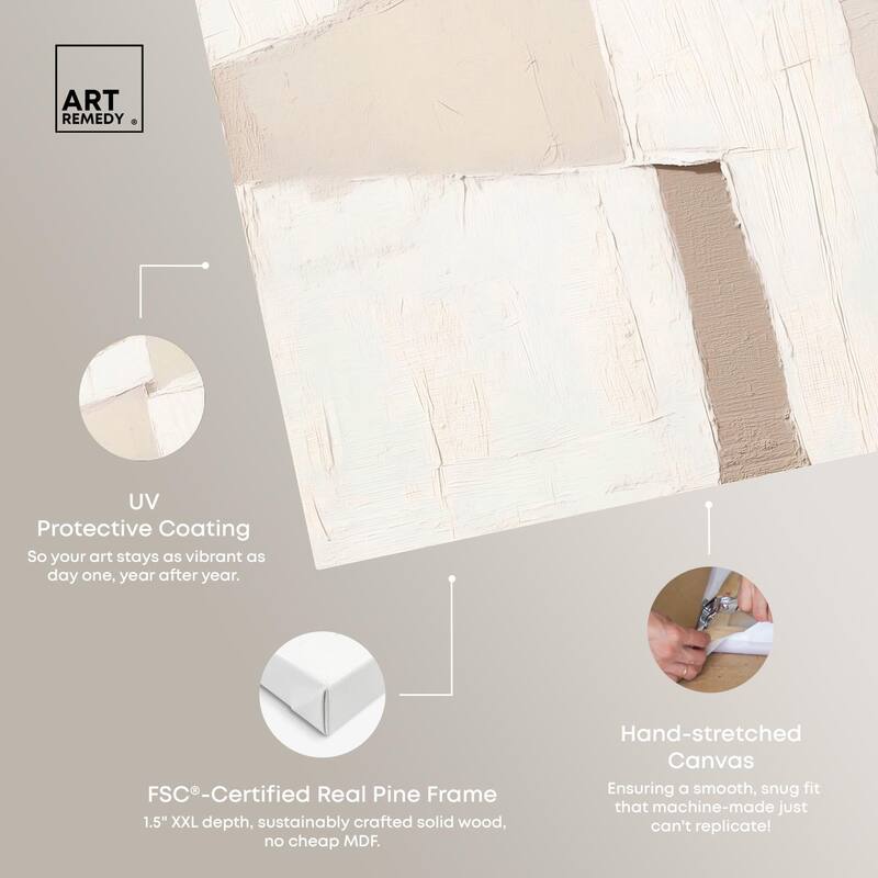 Plastered Planes I Canvas by Art Remedy, Gallery Wrapped