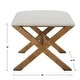 preview thumbnail 3 of 4, Uttermost St. Tropez Rattan Small Bench - 19 W X 18 H X 15.75 D (in)
