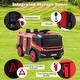 preview thumbnail 5 of 8, Gymax 2-Seater Kids Ride on Fire Truck w/Remote Control Water Gun