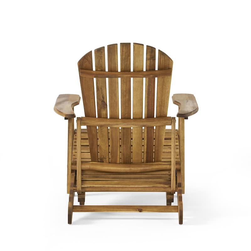 Hayle Wood Outdoor Reclining Adirondack Chair by Christopher Knight Home - 67.25" L x 29.50"W x 29.50" H