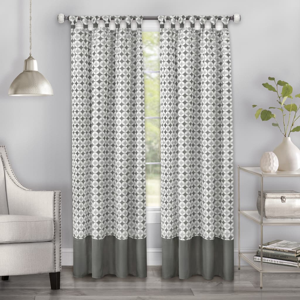 Callie Cuff Tab Top Window Curtain Panel