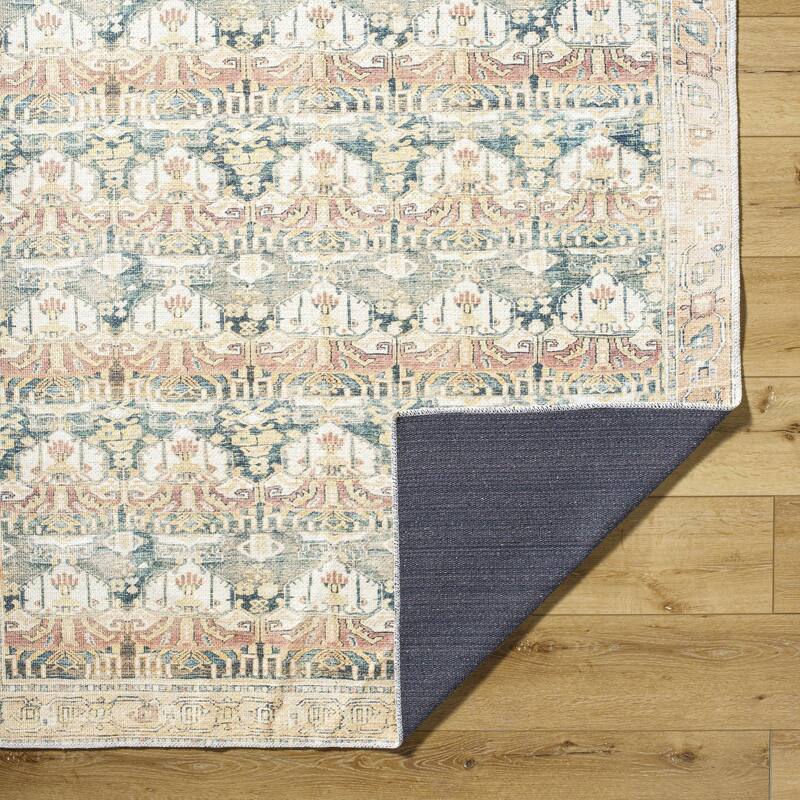Livabliss Amelie Washable Traditional Area Rug