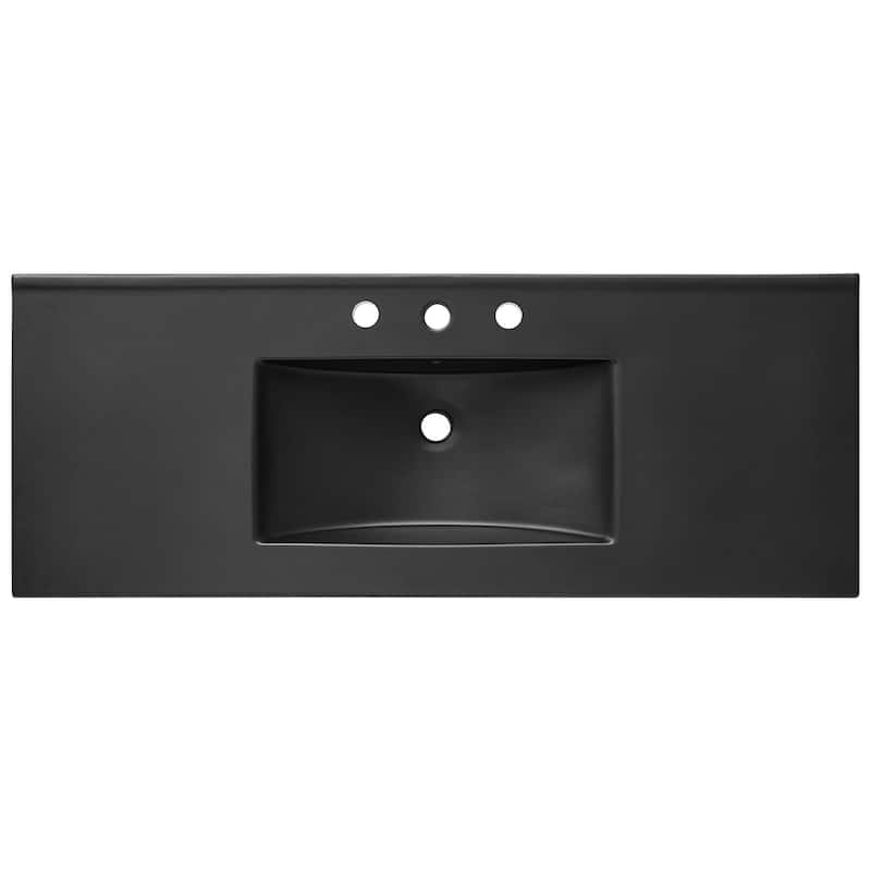 Chaucer Bathroom Vanity with Black Basin Included