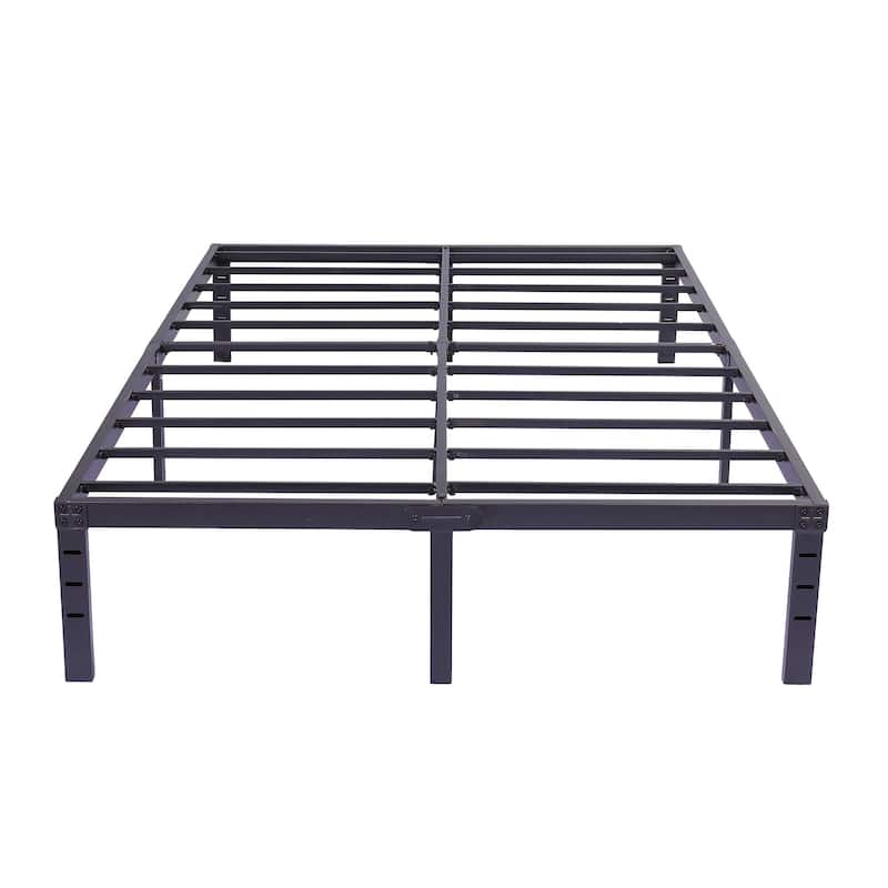 NNV 14" 3500 lbs Heavy Duty Bed Frame, Duty Steel Slat Metal Bed Frame
