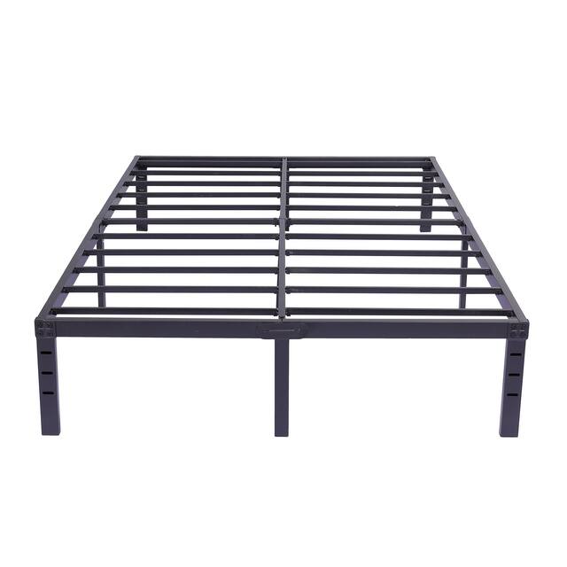 NNV 14" 3500 lbs Heavy Duty Bed Frame, Duty Steel Slat Metal Bed Frame