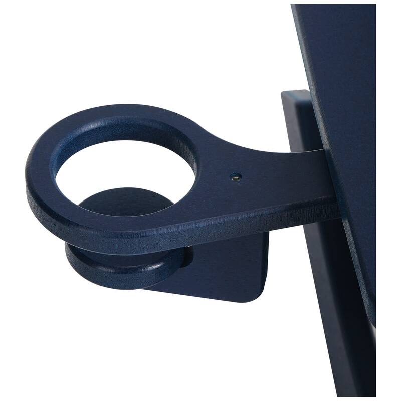 Shoreside Kids Outdoor Poly Adirondack Rocking Chair with Cup Holder (Set of 2)