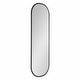 preview thumbnail 72 of 92, Kate and Laurel Caskill Capsule Framed Wall Mirror 16x48 - Black