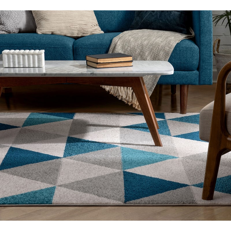 Well Woven Mid Century Modern Geometric Area Rug