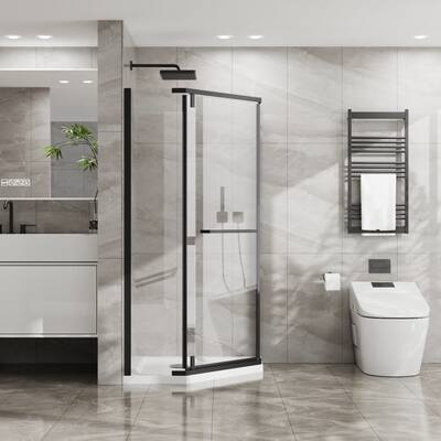 Shower Door 36 in.D x 36 in.W x 72 in.H Corner Shower Enclosure