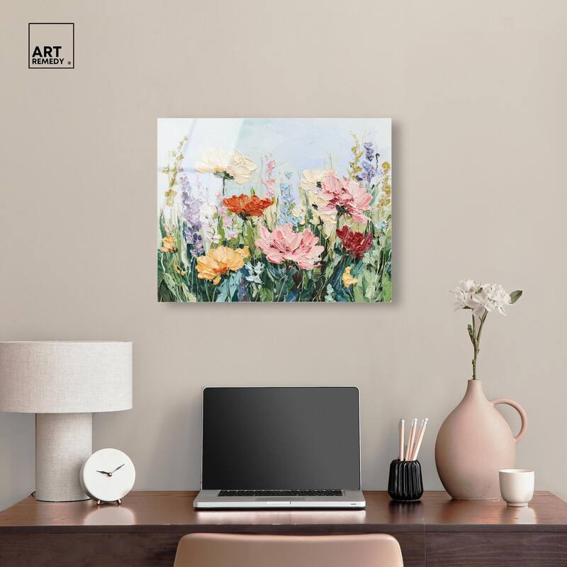 Summer Abundance III Acrylic by Art Remedy, Ready to Hang
