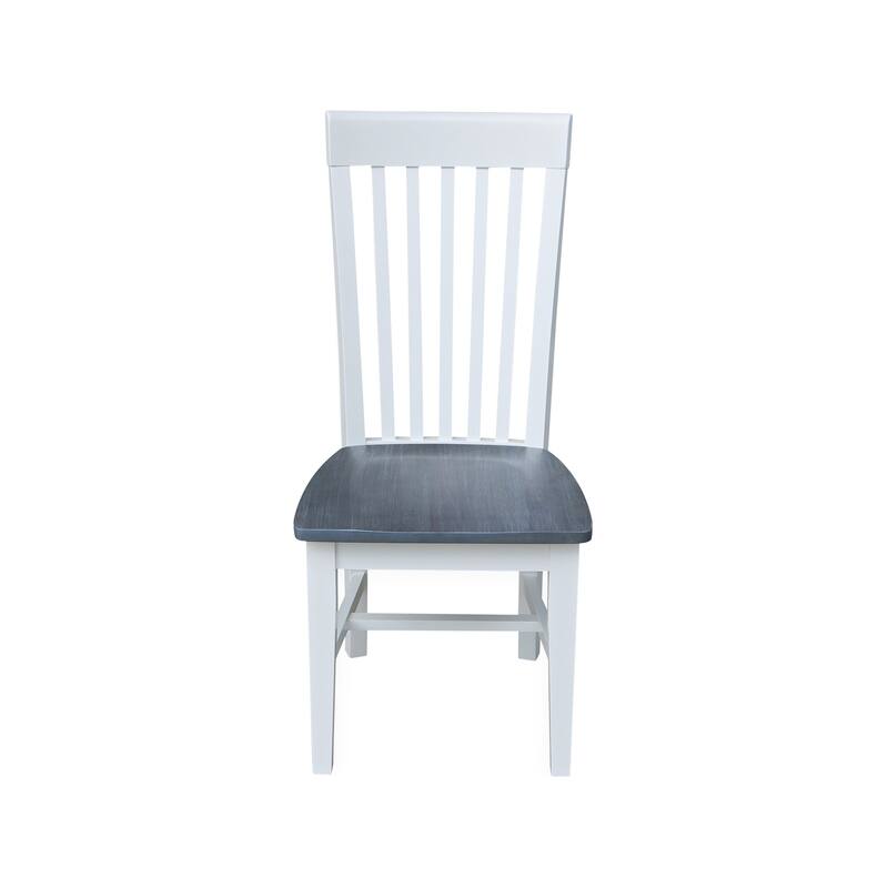 Solid Wood Tall Mission Dining Chairs, Set of 2