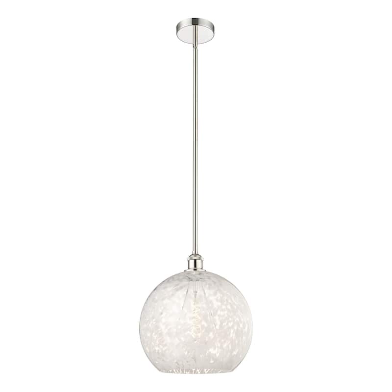 Innovations Lighting 616-1S 16 14 White Mouchette Pendant White