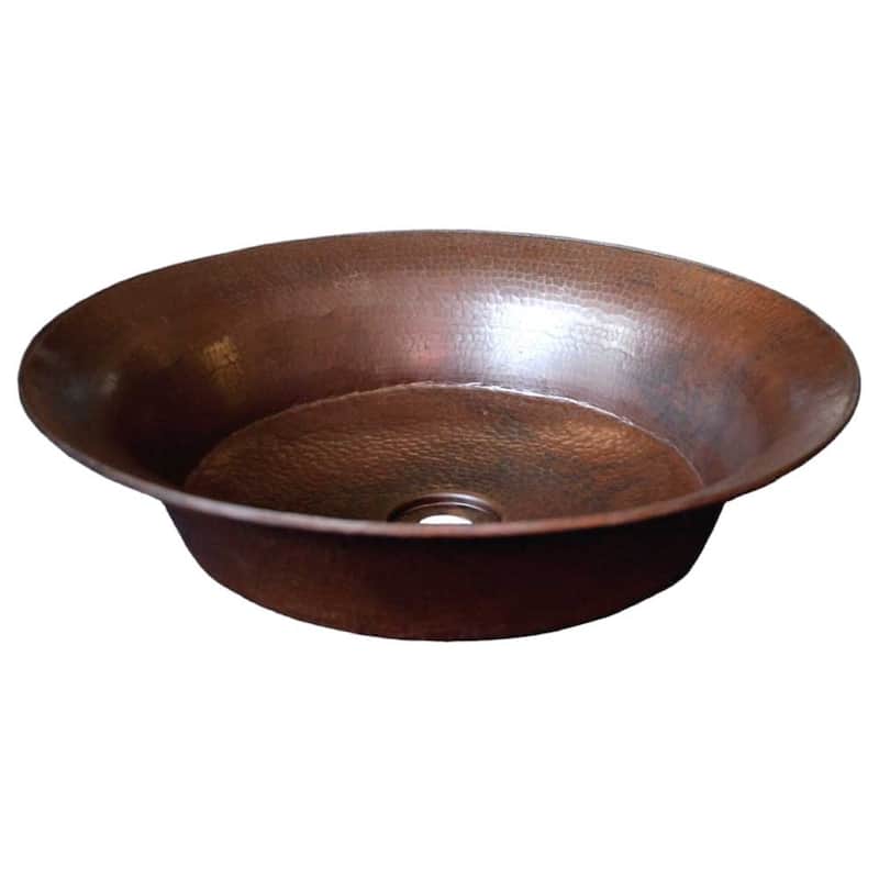 Maestro Bajo Hand Hammered Copper Vessel Bathroom Sink