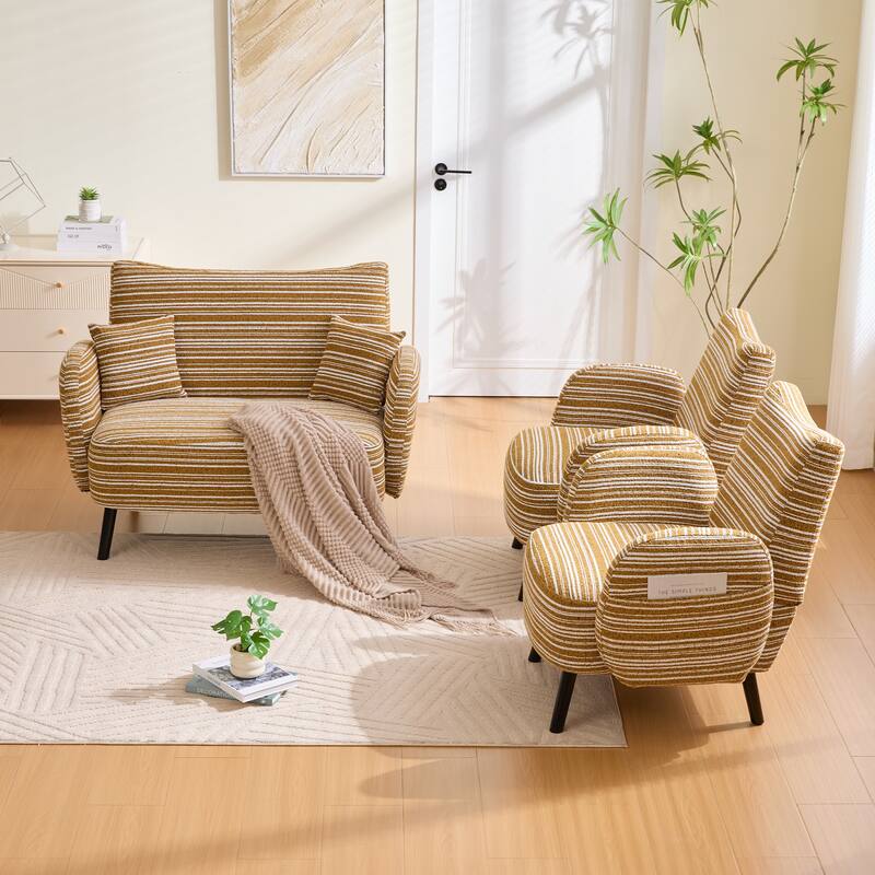 Modern style two-seater sofa