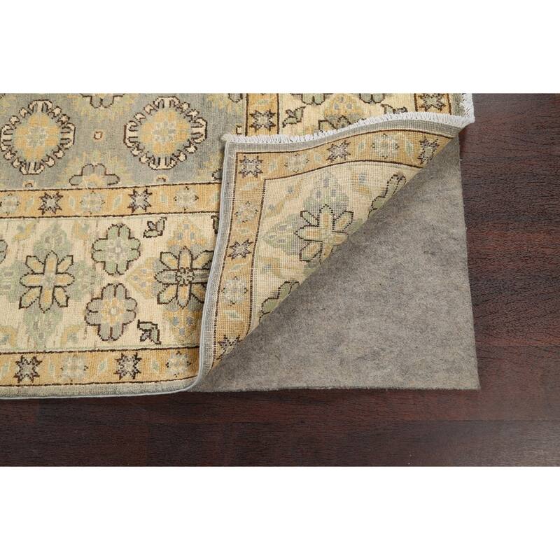 Geometric Khotan Oriental Area Rug Wool Hand-knotted Living Room Carpet - 9'0" x 11'6"