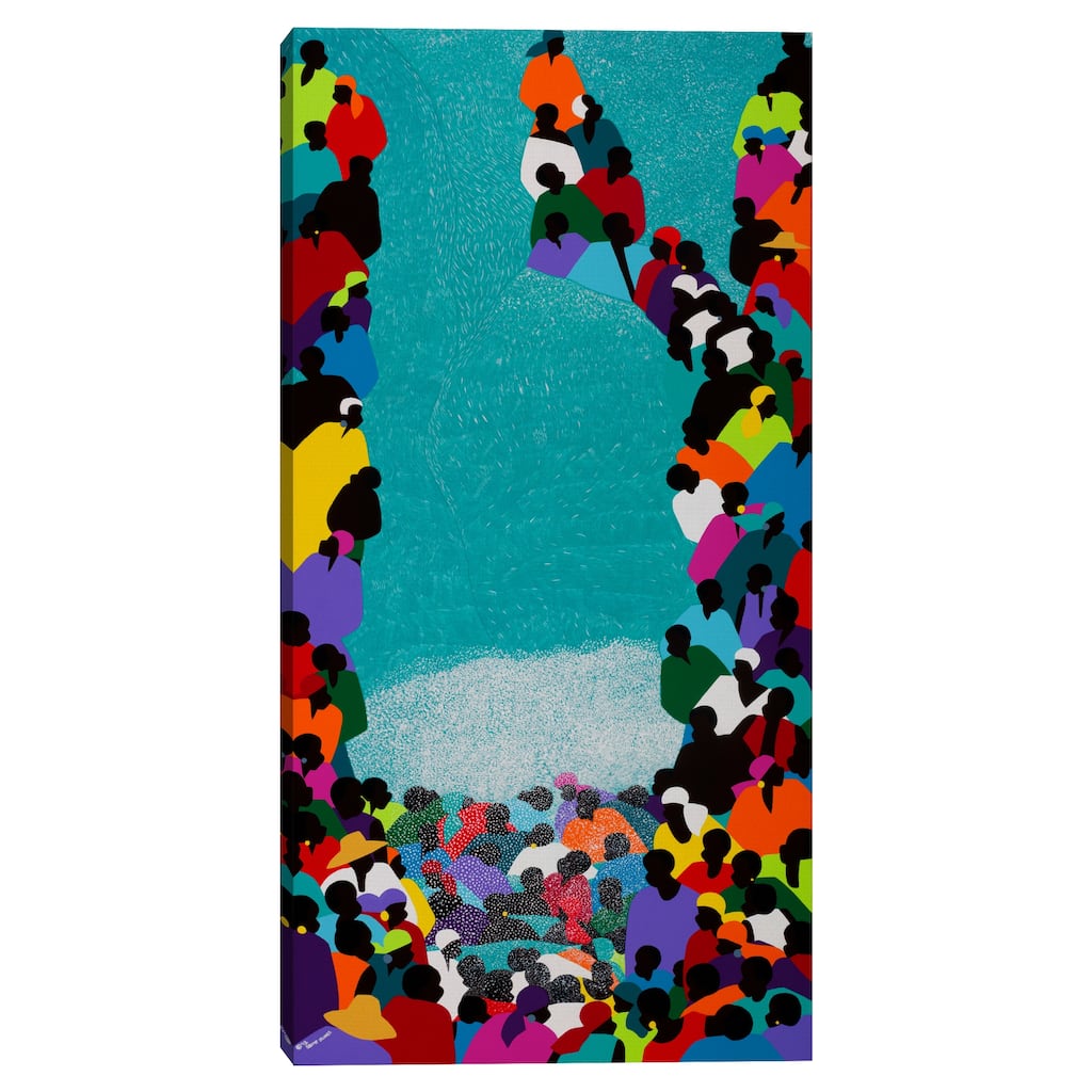 Pilgrimage Saut d'Eau by Synthia SAINT JAMES Canvas Art Print