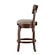 Lyla 24-inch Brown Counter Height Swivel Stool by iNSPIRE Q Classic