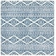 preview thumbnail 39 of 112, SAFAVIEH Tulum Bora Moroccan Boho Chic Area Rug 10' Square - Ivory/Navy