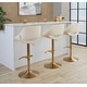preview thumbnail 141 of 144, Silver Orchid Svellingen Adjustable Bar Stool with Rounded T Footrest - Set of 2