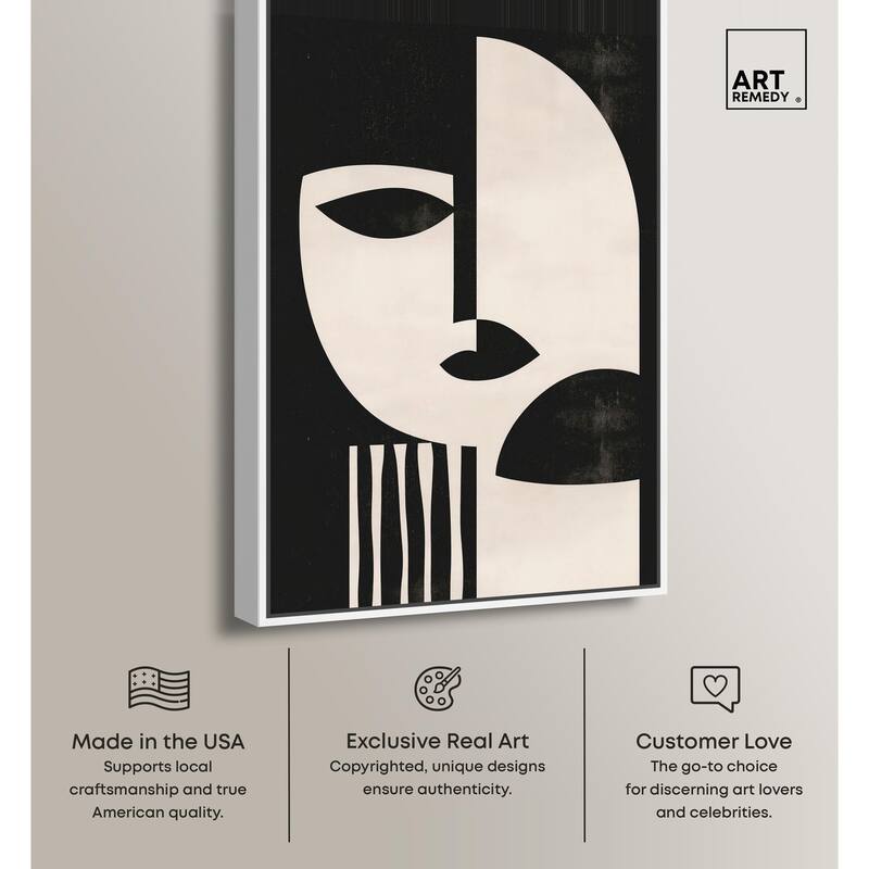 The Mask III Canvas by Art Remedy