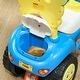 preview thumbnail 18 of 16, Qaba Toddler Push Car, Foot to Floor Ride on Car with Horn, Light, Music, Anti-Over-Backwards Device & Under Seat Storage