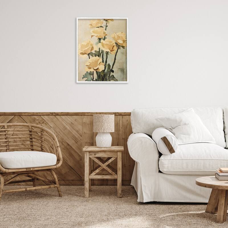 Stupell Vintage Roses Bundle Framed Giclee Art Design By Franklyn Gregory